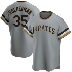 Colin Holderman Men's Nike White Pittsburgh Pirates Home Authentic Custom Jersey