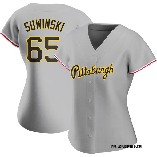 Jack Suwinski Men's Pittsburgh Pirates Pitch Fashion Jersey - Black Replica