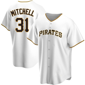 Women's Cal Mitchell Pittsburgh Pirates Backer Slim Fit T-Shirt - Ash